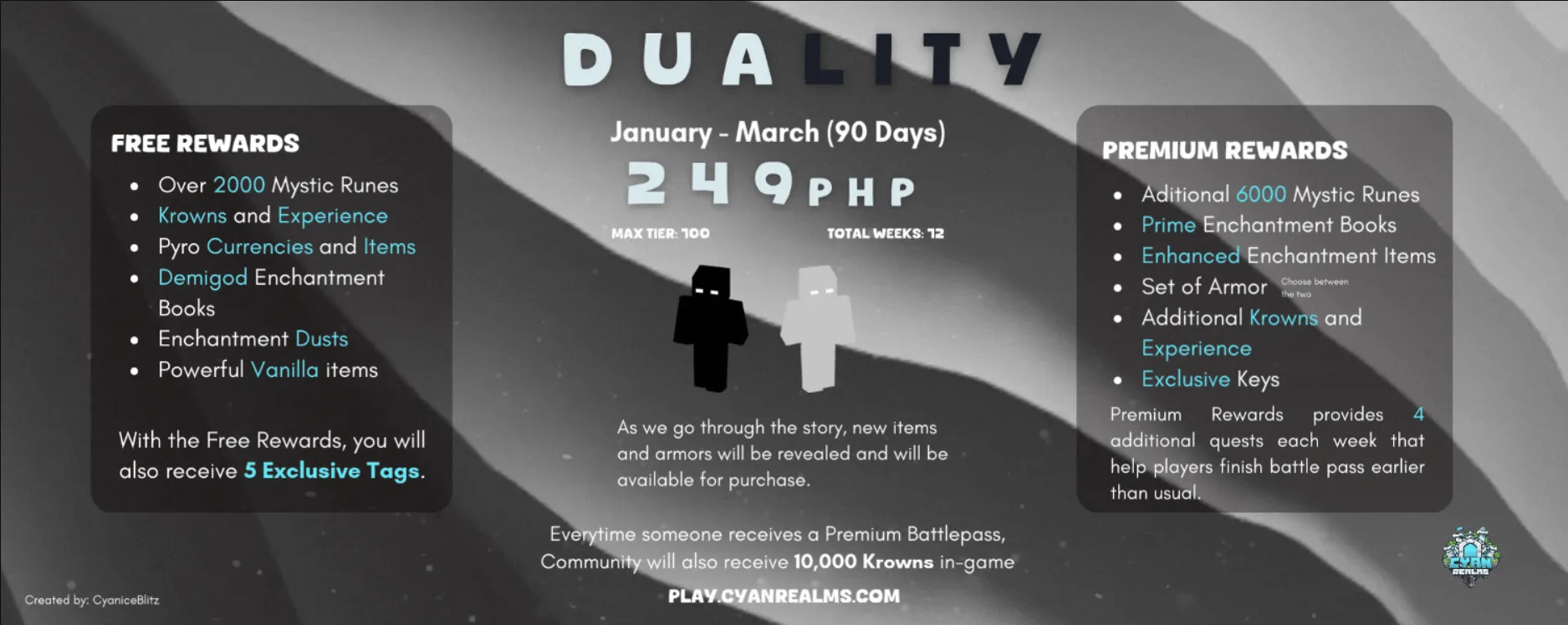 Duality Battlepass, Now Available!