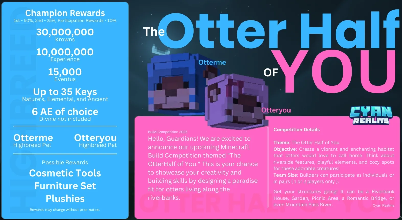 Building Competition: Otter half of you